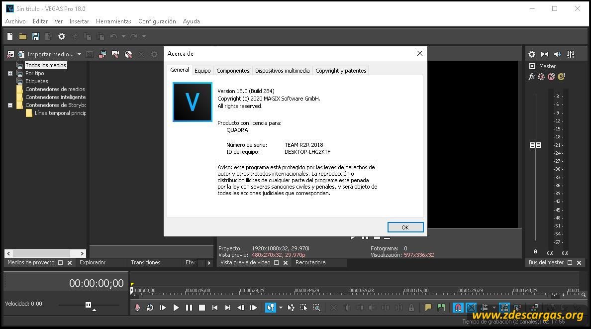 MAGIX VEGAS Pro Full Español MAGIX VEGAS Pro Full Español