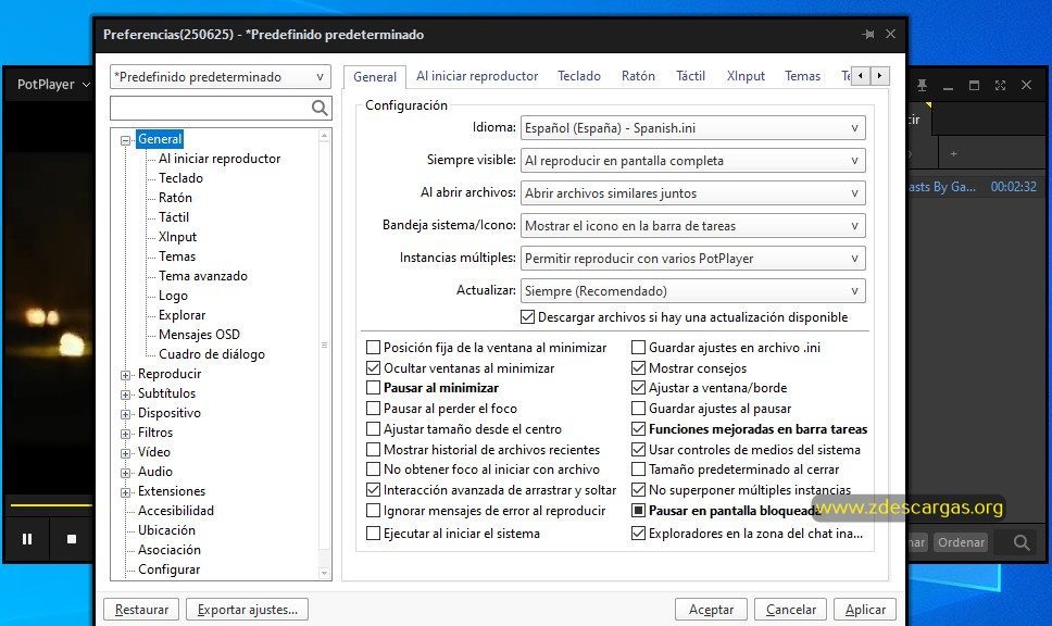 PotPlayer 2025 Full Español PotPlayer 2025 Full Español