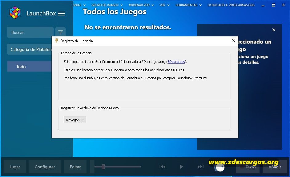 LaunchBox Premium Full Español