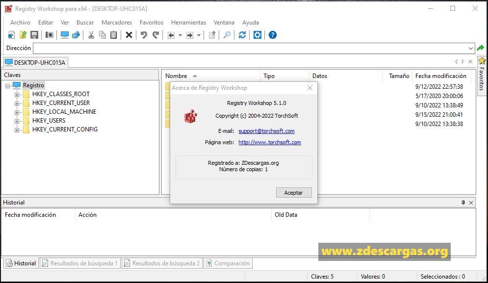 Registry Workshop Full Español