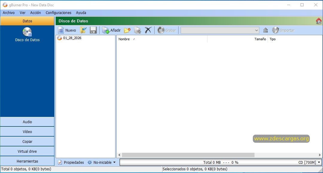 gBurner PRO Full Español gBurner PRO Full Español
