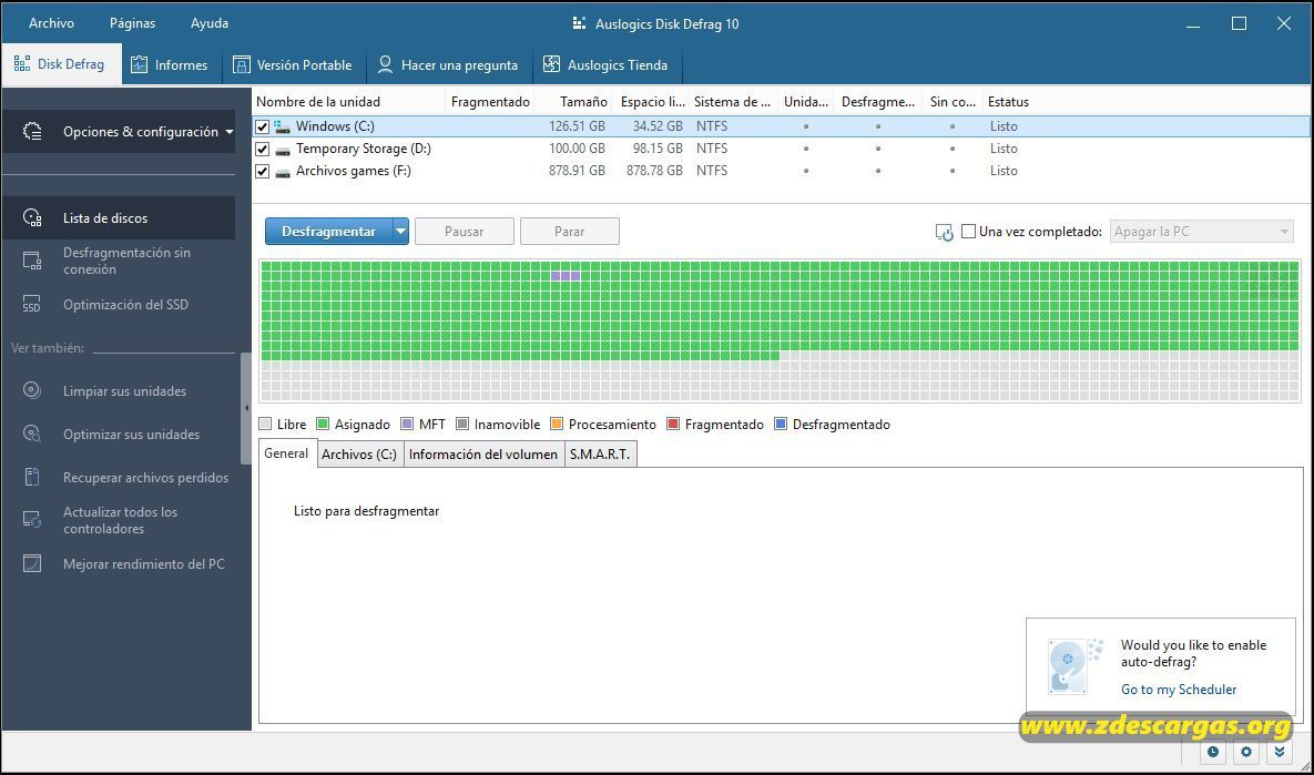 Auslogics Disk Defrag Full Español Auslogics Disk Defrag Full Español