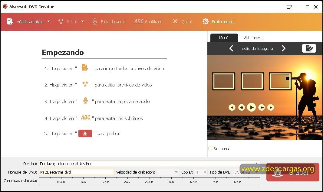 Aiseesoft DVD Creator Full Español Aiseesoft DVD Creator Full Español