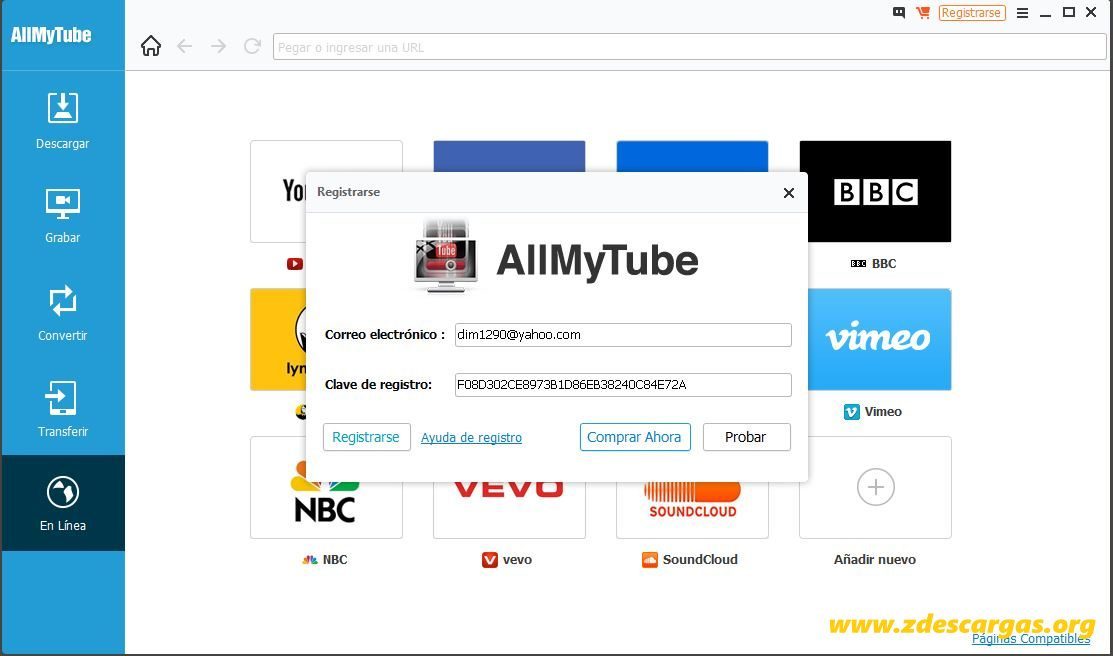 Wondershare AllMyTube Full Español Wondershare AllMyTube Full Español