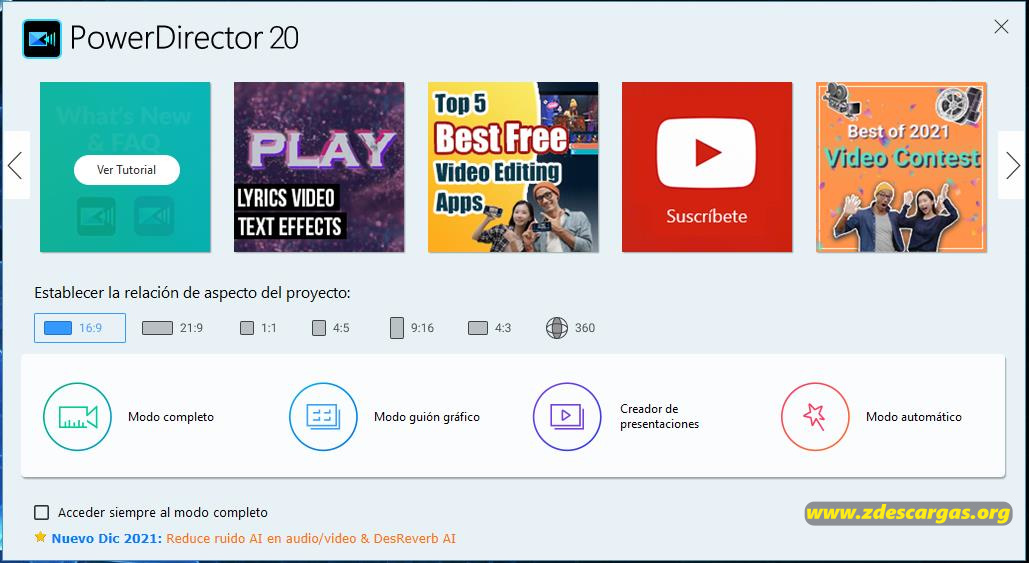 CyberLink PowerDirector 2022 Full Español CyberLink PowerDirector 2022 Full Español