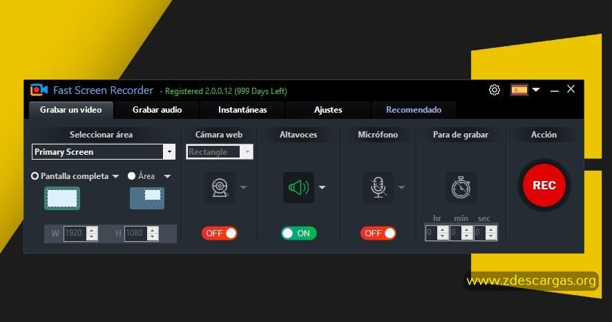 Fast Screen Recorder Full Español Fast Screen Recorder Full Español