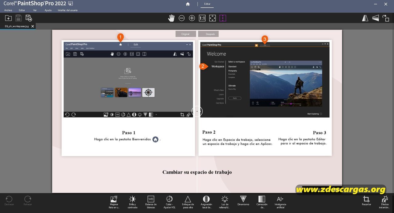 Corel PaintShop Pro 2022 Full Español Corel PaintShop Pro 2022 Full Español