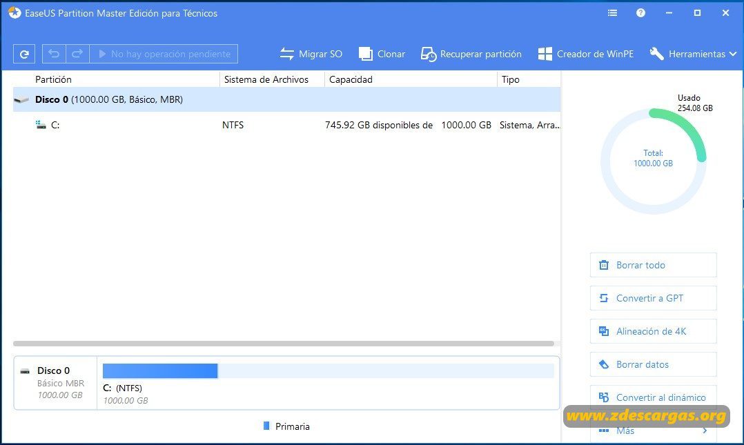 EaseUS Partition Master Español EaseUS Partition Master Español