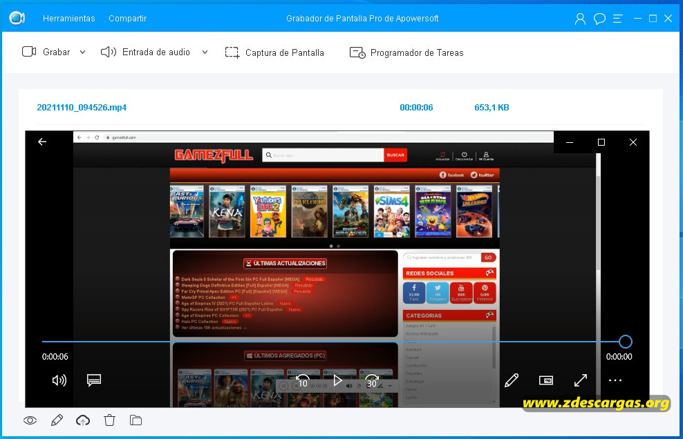 Apowersoft Screen Recorder Pro 2021 Full Español Apowersoft Screen Recorder Pro 2021 Full Español