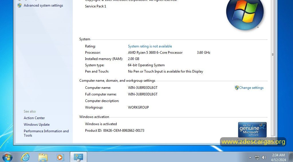 Windows 7 Ultimate 2024 Full