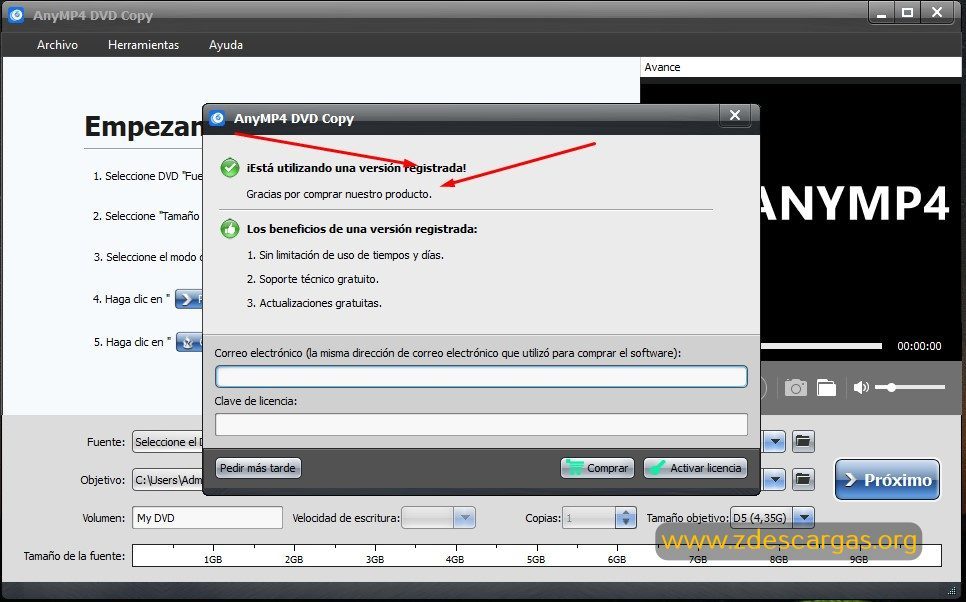 AnyMP4 DVD Copy Full Español AnyMP4 DVD Copy Full Español