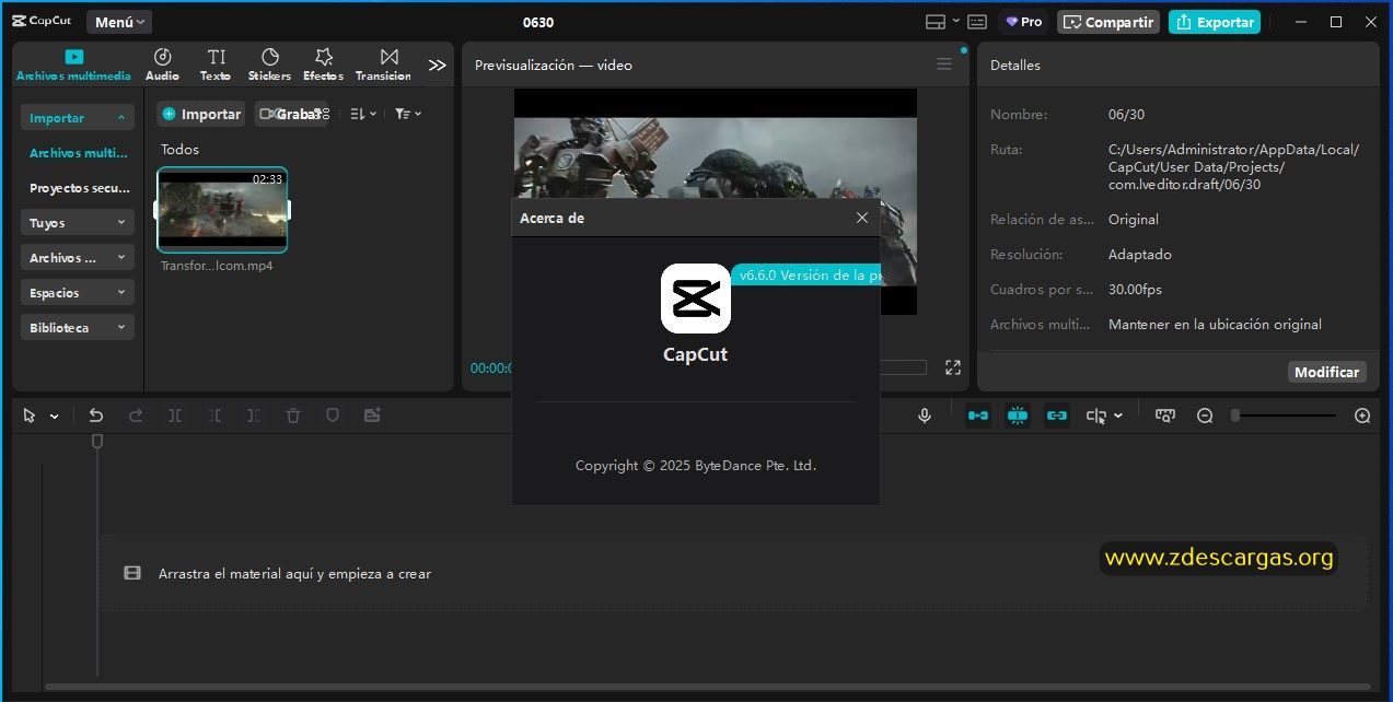 CapCut PC Full Español CapCut PC Full Español