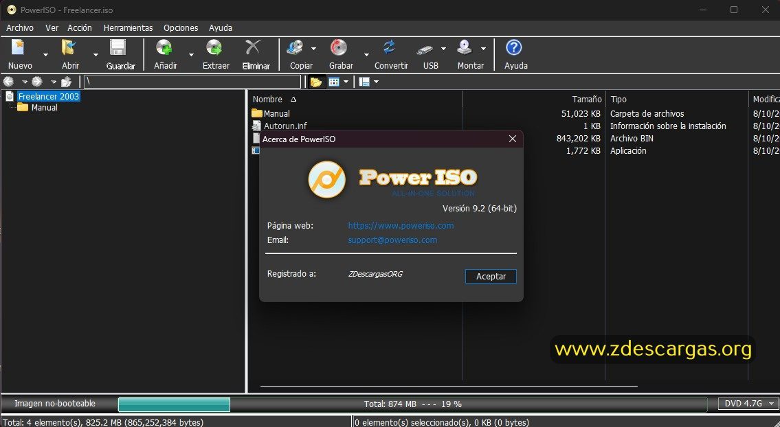 PowerISO Full Español PowerISO Full Español