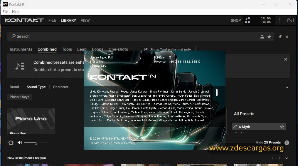 Kontakt 8 Full Español