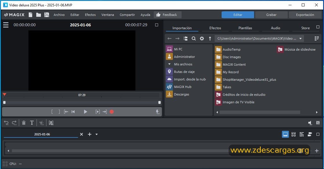 MAGIX Movie Studio Platinum 2025 Full Español MAGIX Movie Studio Platinum 2025 Full Español