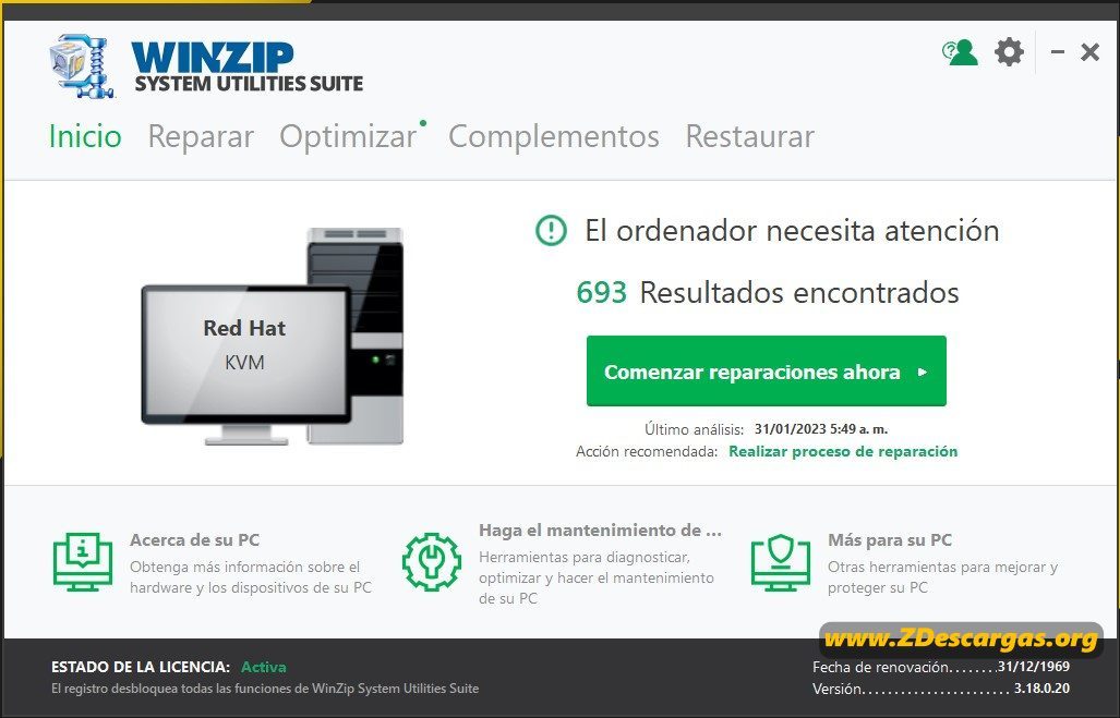 WinZip System Utilities Suite Full Español WinZip System Utilities Suite Full Español